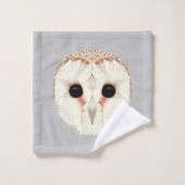 Barn Owl Bath Towel Set Bad Handdoek (Wasdoekje)