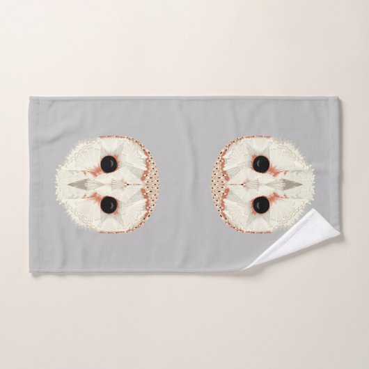 Barn Owl Bath Towel Set Bad Handdoek (Handdoek)