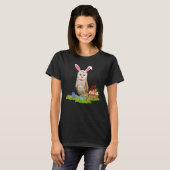 Barn Owl Bird Easter Egg Hunt Bunny Barn Owl Easte T-shirt (Voorkant volledig)