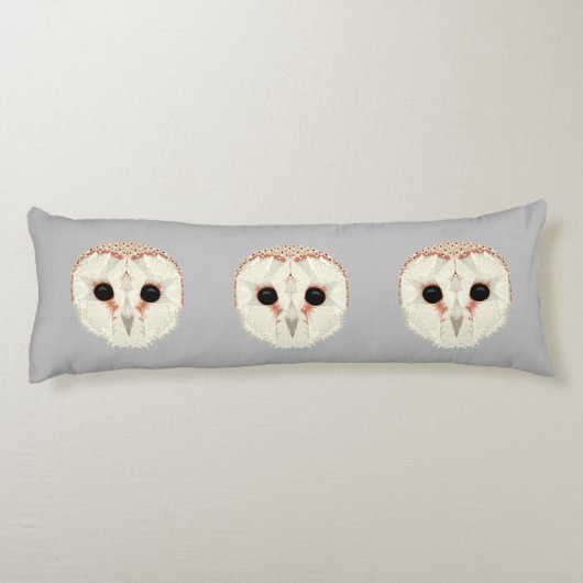 Barn Owl Body Pillow Lichaamskussen (Achterkant)