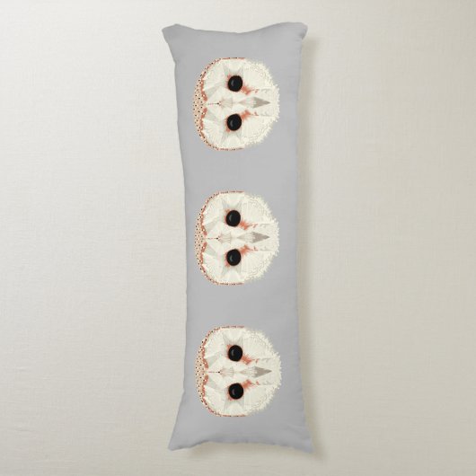 Barn Owl Body Pillow Lichaamskussen (Voorkant Verticaal)