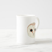 Barn Owl Bone China Mok (Voorkant rechts)