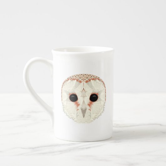 Barn Owl Bone China Mok (Links)