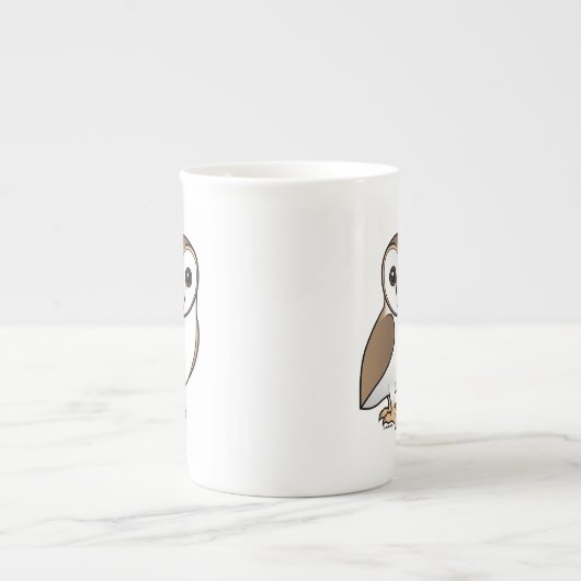 Barn Owl Bone China Mok (Voorkant)
