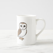 Barn Owl Bone China Mok (Rechts)