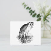 Barn Owl Briefkaart (Staand voorkant)
