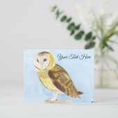 Barn Owl Briefkaart (Staand voorkant)