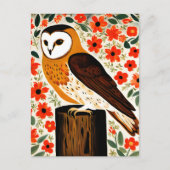 Barn Owl Briefkaart (Voorkant)