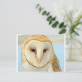 Barn owl briefkaart (Staand voorkant)