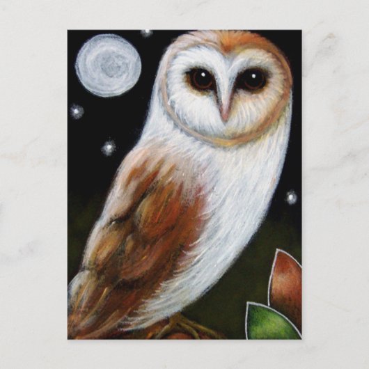 BARN OWL Briefkaart (Voorkant)