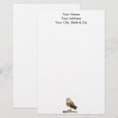 Barn Owl Briefpapier (Voorkant / Achterkant)