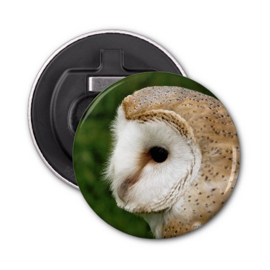 BARN OWL BUTTON FLESOPENER (Voorkant)