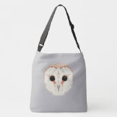 Barn Owl Crossbody Bag (2 Sizes) Crossbody Tas (Achterkant)
