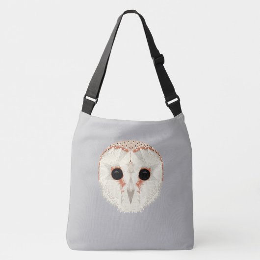 Barn Owl Crossbody Bag (2 Sizes) Crossbody Tas (Voorkant)