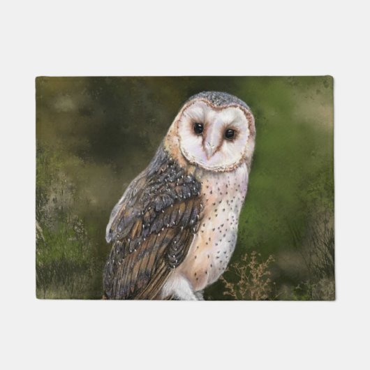 Barn Owl Doormat Deurmat (Voorkant)