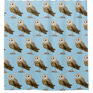 Barn Owl Douchegordijn