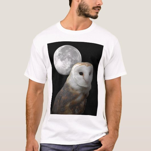 Barn Owl en het shirt Moon (Voorkant)