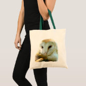 Barn Owl Face Portret Tote Bag (Voorkant (product))