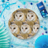Barn Owl Faces Papieren Bordje (Feest)