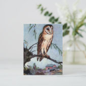 Barn Owl, Farmhouse en Barn Briefkaart (Staand voorkant)