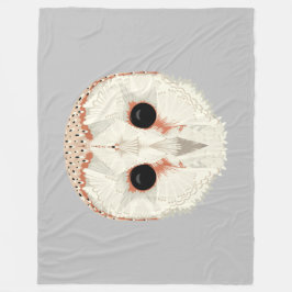 Barn Owl Fleece Blanket Deken