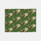 Barn Owl Fleece Deken (Voorkant (Horizontaal))