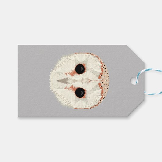 Barn Owl Gift Labels Cadeaulabel (Voorkant (Horizontaal))