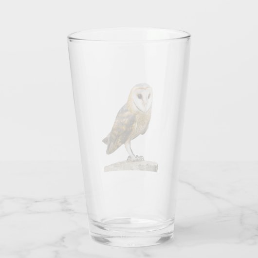 Barn Owl Glas (Achterkant)
