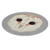 Barn Owl Glass Cutting Board Snijplank (Hoek)
