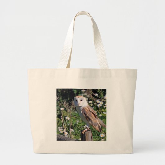 Barn Owl Grote Tote Bag (Voorkant)