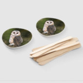 Barn Owl Hand Fan Handwaaier (Niet-gemonteerd)