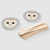 Barn Owl Hand Fan Handwaaier (Niet-gemonteerd)