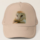 Barn Owl Head Shot Trucker Pet (Voorkant)