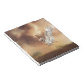 Barn Owl in Flight Digital Painting Notitieblok (Schuin)