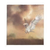 Barn Owl in Flight Digital Painting Notitieblok (Voorkant)