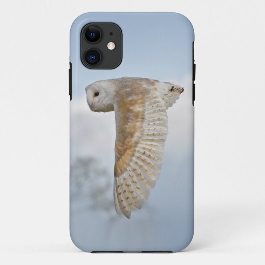 Barn Owl in Flight iPhone 5 Hoesje-Mate Hoesje (Achterkant)