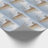 Barn Owl in Flight Wrapping Paper Cadeaupapier (Hoek)
