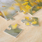 Barn Owl in Geel Veldveld Legpuzzel (Zijkant)