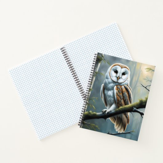 Barn Owl in the Forest Notitieboek (Binnen)