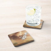 Barn Owl in vlucht Drankjes Onderzetter (Rechterzijde)