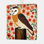 Barn Owl Keramisch Ornament (Links)
