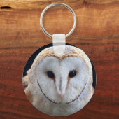 Barn Owl Keyring Sleutelhanger (Voorkant)