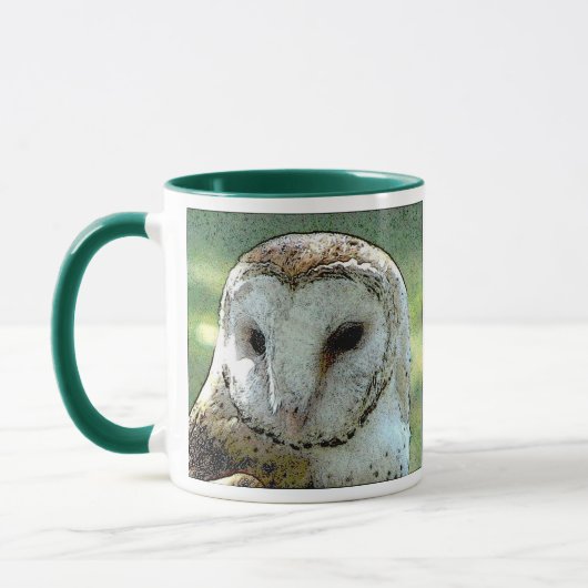 Barn Owl Kijk Mok (Links)