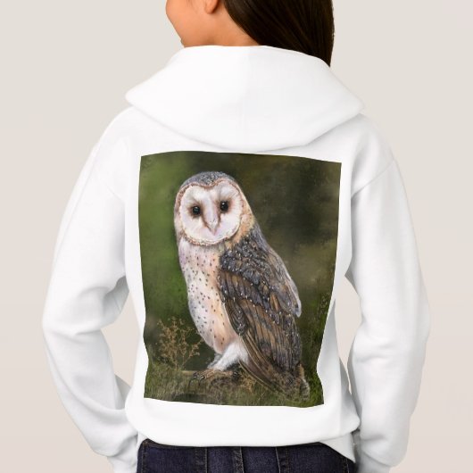 Barn Owl Kind Hoodie (Achterkant)