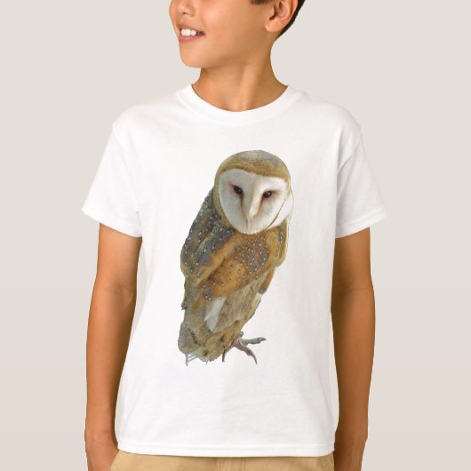Barn owl kind t-shirt (Voorkant)