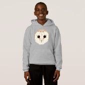 Barn Owl Kinder Unisex Pullover Hoodie (Voorkant volledig)