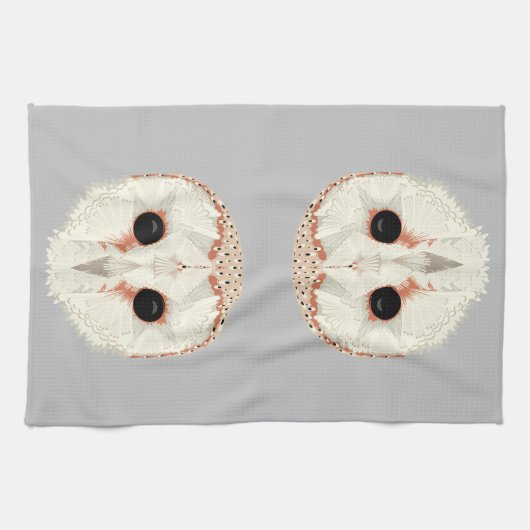 Barn Owl Kitchen Towel Theedoek (Horizontaal)