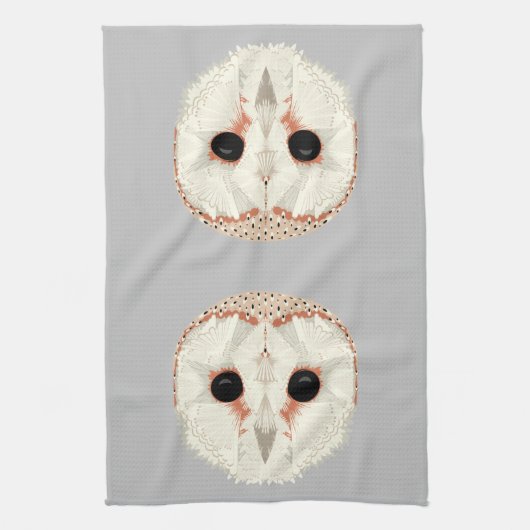 Barn Owl Kitchen Towel Theedoek (Verticaal)