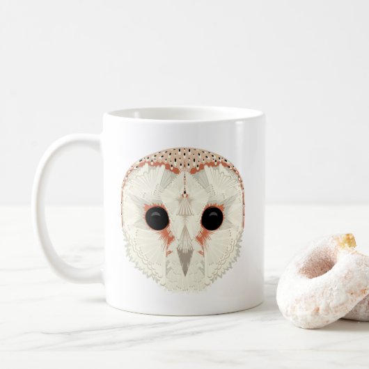 Barn Owl Klassieke Mok (Met donut)