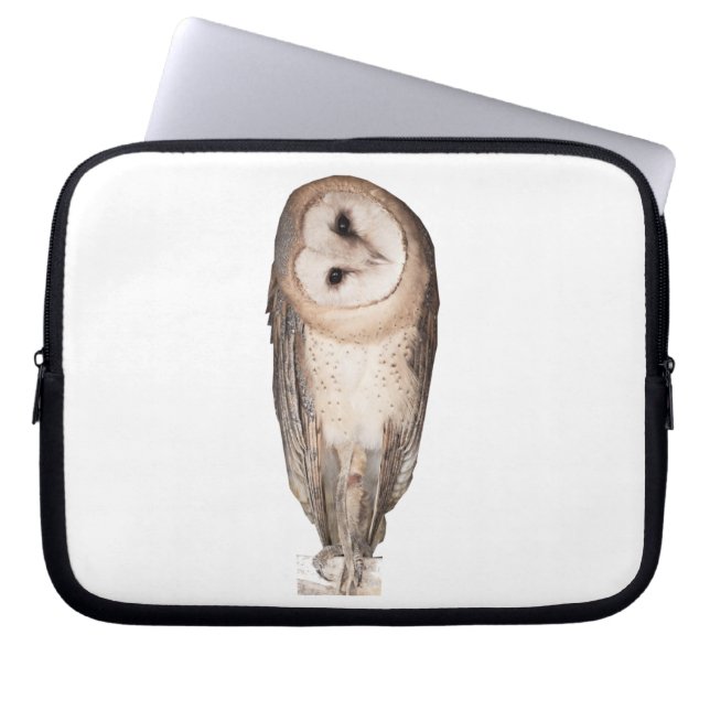 Barn owl laptop sleeve (Voorkant)